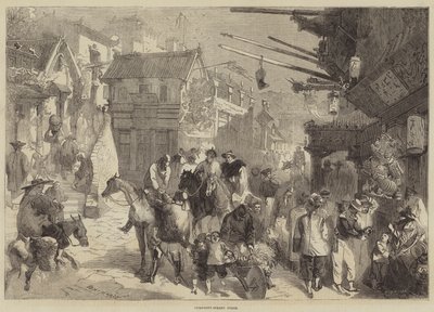 Curiosity-Street, Pekin by Edmond Morin